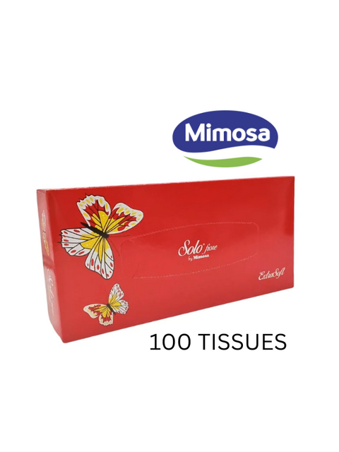 Mimosa Solo Fiore Tissues 100 Facial Tissues 10400400