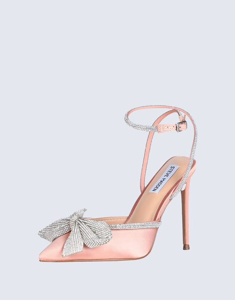 Steve Madden Women's Blush Satin Vamonos Heels | Steve Madden In Lebanon
