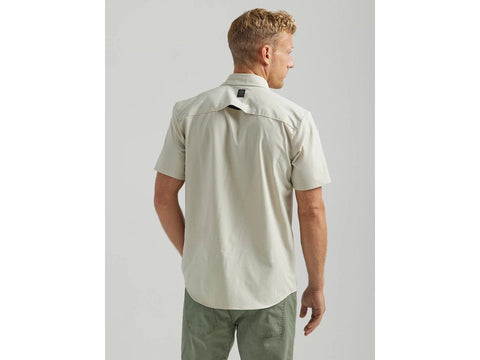 Wrangler Men's  Light Beige Short Sleeve Shirt |Wrangler in Lebanon