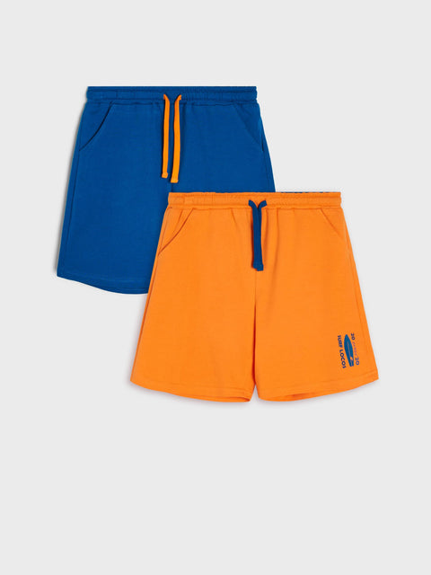 Sinsay Boy's Orange/Blue Shorts 2-Pack | Sinsay In Lebanon