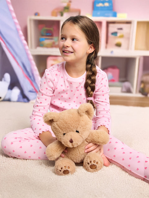 Sinsay Girls’ Pink Ribbed Two-Piece Pyjama Set | Sinsay in Lebanon