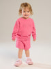 Sinsay Girl's Pink Chest Print Sweatshirt