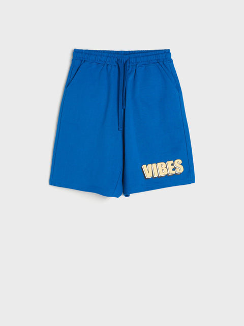 Sinsay Boy's Blue Short With Tie Waist Belt | Sinsay In Lebanon