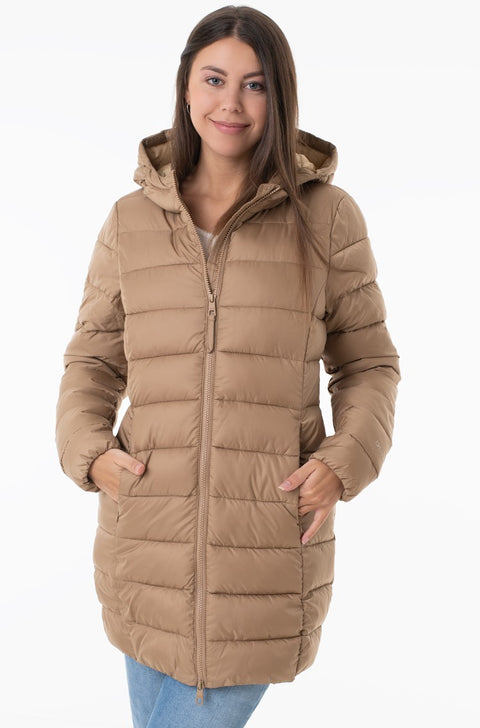 Tom Tailor Denim Women's Khaki Puffer Jacket | Tom Tailor In Lebanon