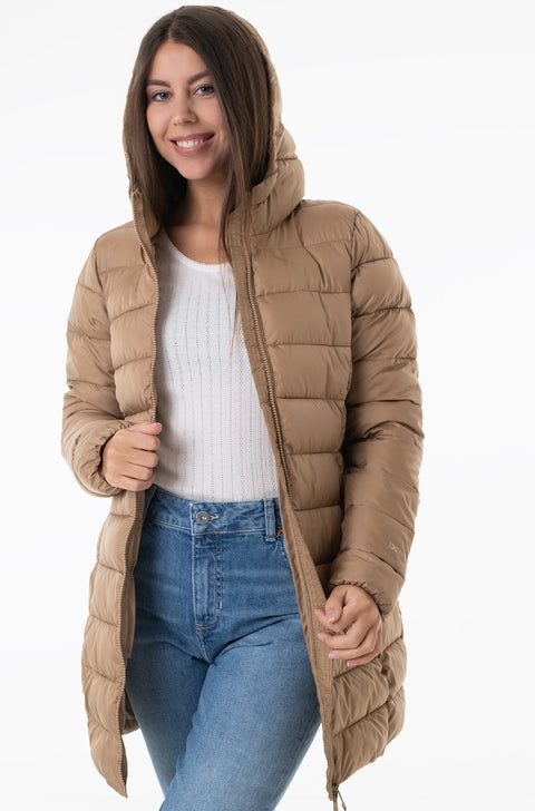 Tom Tailor Denim Women's Khaki Puffer Jacket | Tom Tailor In Lebanon