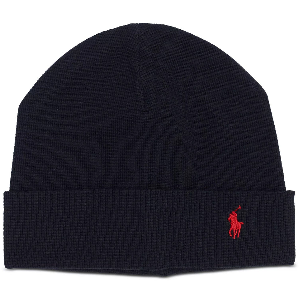 Polo Ralph Lauren Men's Black Thermal Beanie
