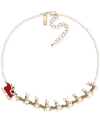 Holiday Lane Women's Gold Reindeer Necklace |Holiday Lane in Lebanon