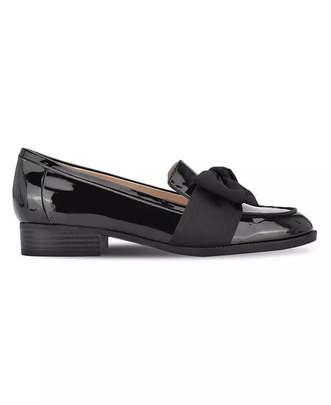 Bandolino Women's Black Lindio Bow Slip-On Tailored Loafers |Bandolino In Lebanon