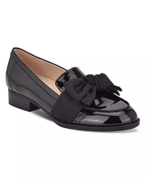 Bandolino Women's Black Lindio Bow Slip-On Tailored Loafers |Bandolino In Lebanon
