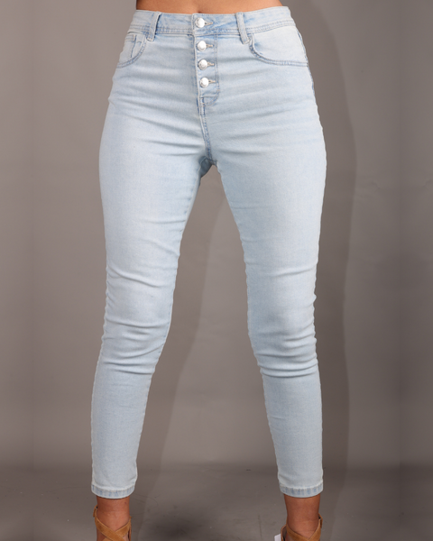 DCM Jennyfer Women's Skinny Light Blue Jeans 13DEBOF/3666021627 shr