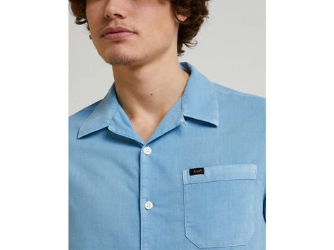 Lee Men's Shasta Blue Resort Shirt |Lee In Lebanon