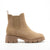 Juliet Holy Women's Tan Lug Sole Platform Ankle Booties