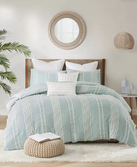 Ink+Ivy Light Aqua Full/Queen Kara Jacquard 3-Pc. Comforter Set |Ink+Ivy In Lebanon