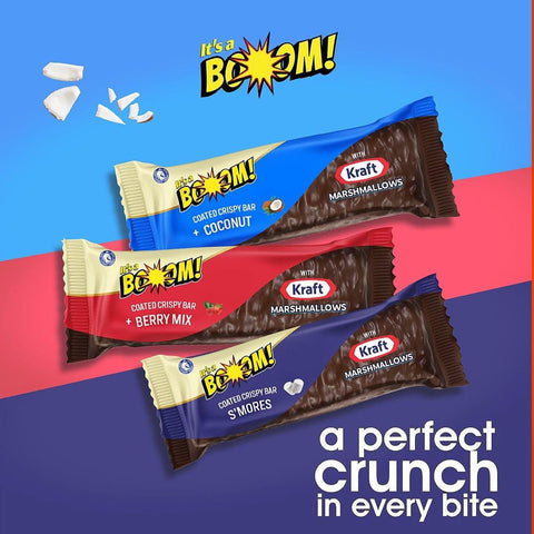 It's A Boom Coated Crispy Bar 40g  | Boom In Lebanon