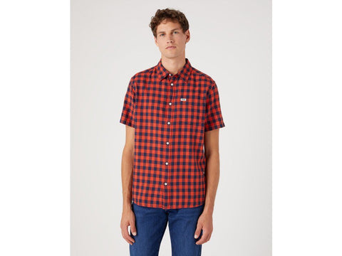 Wrangler Men's Navy/Red  Shirt |Wrangler  in Lebanon