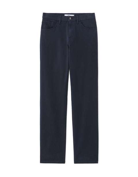 Celio Men's Navy Straight stretch cotton Pants | Celio in Lebanon