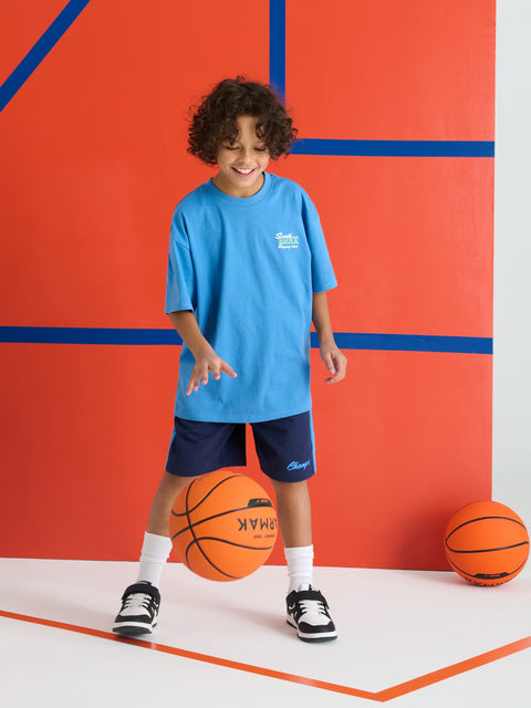 Sinsay Boy's Blue Print T-Shirt|Sinsay In Lebanon