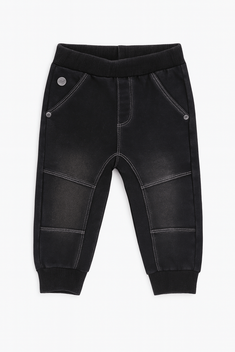 Boboli Baby Boy Washed Black Pants | Boboli In Lebanon
