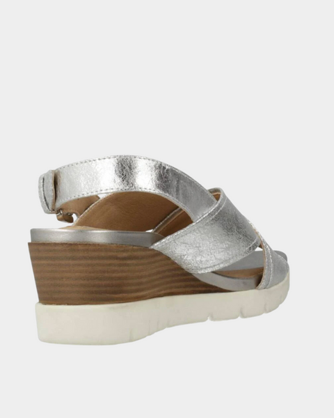 Geox Women's Silver Sandals SI112 (shr)