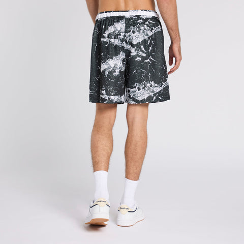 Reebok Men's Black/White Basketball Transition Short | Reebok In Lebanon