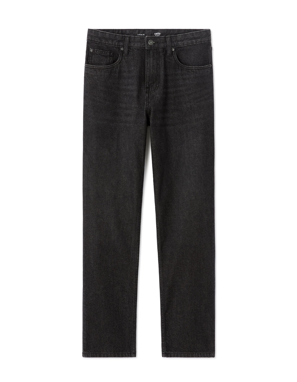 Celio Men's Black Loose-Fitting Jeans | Celio In Lebanon