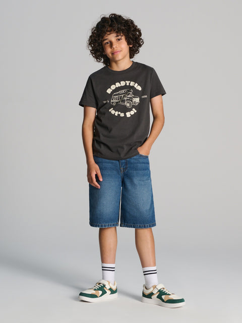 Sinsay Boy's Blue Distressed Denim Shorts | Sinsay In Lebanon