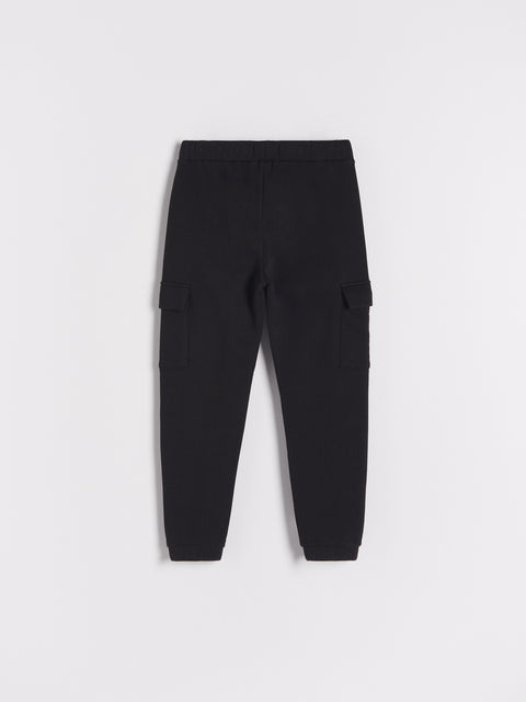 Reserved Girl's Black Cargo Sweatpants | Reserved In Lebanon