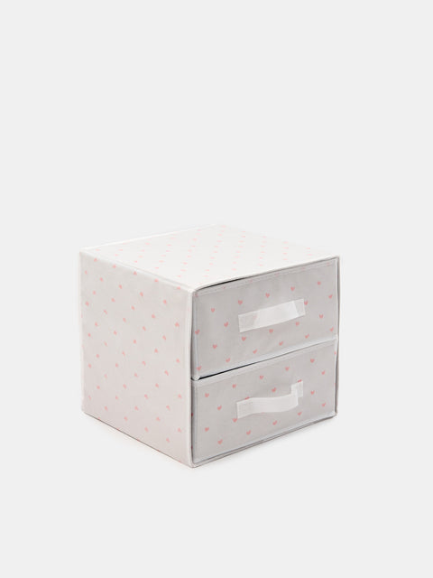 Sinsay White Storage Box With Heart Print | Sinsay In Lebanon