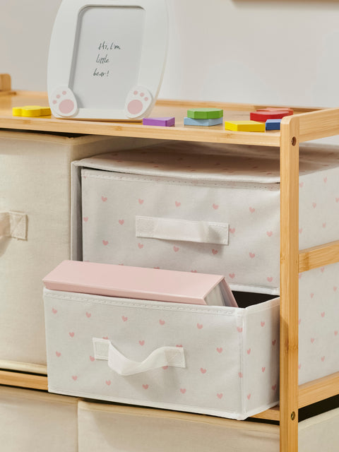 Sinsay White Storage Box With Heart Print | Sinsay In Lebanon
