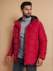 Sinsay Men's Red Hooded Puffer Jacket | Sinsay in Lebanon