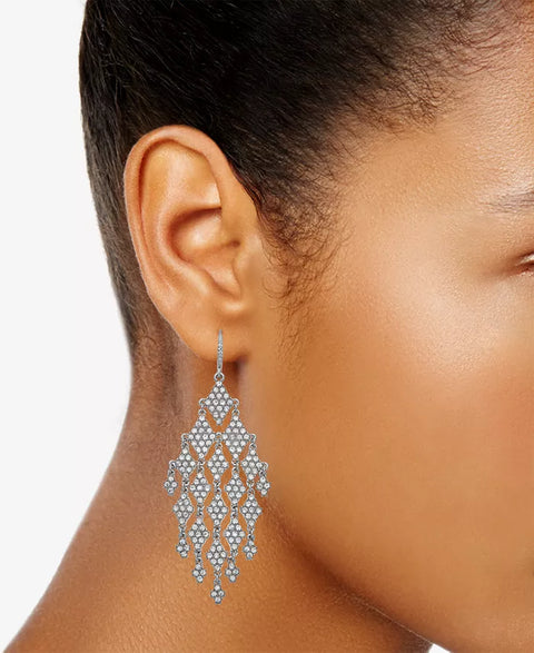 International Concepts Women's Silver-Tone Crystal Chandelier Earring | International Concepts in Lebanon (Copy)