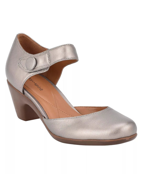 Easy Spirit Women's Bronze Clarice Mary Jane Block Heeled Sandals | Easy Spirit In Lebanon