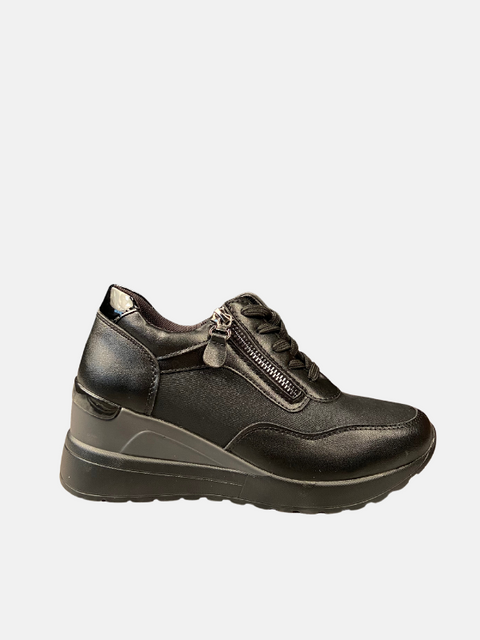 Lora Ferres Women's Black Sneaker Shoes SI352 (shr)