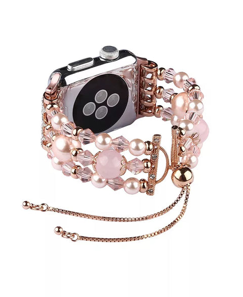 Posh Tech Women's Bracelet Pink Pearl Band for Apple Watch |Posh Tech In Lebanon
