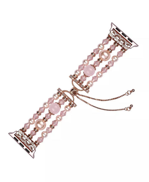 Posh Tech Women's Bracelet Pink Pearl Band for Apple Watch |Posh Tech In Lebanon