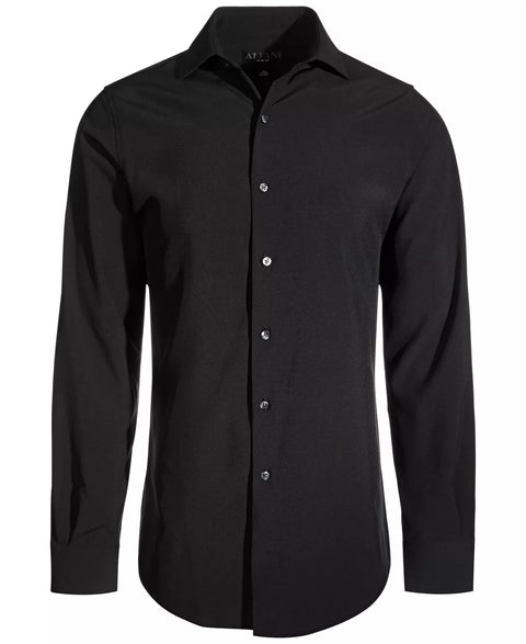 Alfani Men's Black Stretch Dress Shirt | Alfani In Lebanon