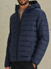 Sinsay Men's Navy Puffer Jacket With Hood | Sinsay In Lebanon