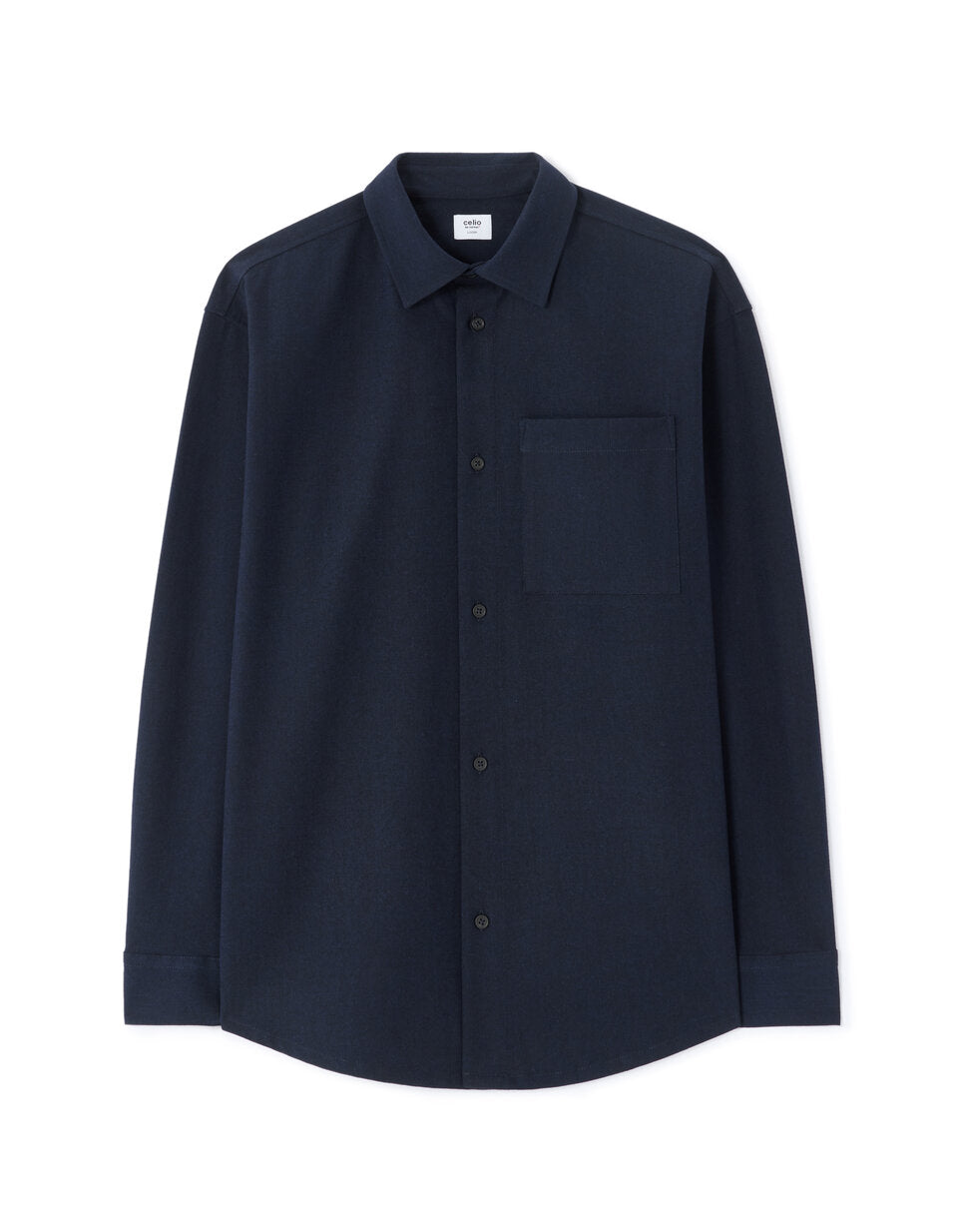 Celio Men’s Navy 1 Side Pocket Long Sleeve Shirt|Celio In Lebanon