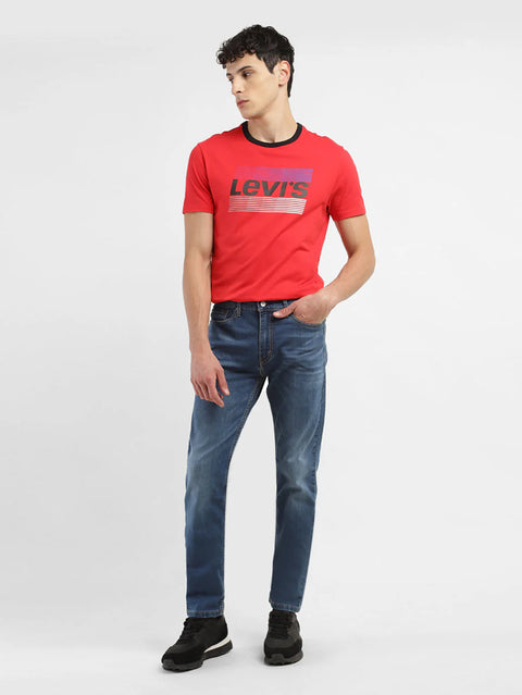 Levi's Men's Blue Slim Fit Mid Rise Jeans | Levi's In Lebanon