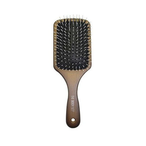 The Body Set Wooden Hair Brush Big  OPT - 3113