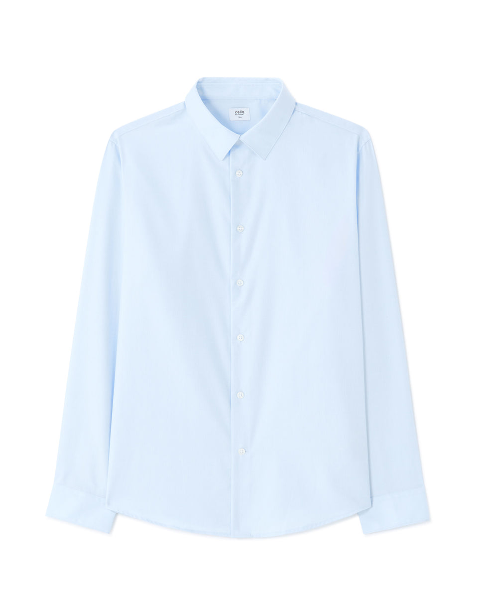 Celio Men's Light Blue Slim FitTwill Shirt| Celio in Lebanon