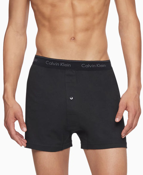 Calvin Klein Men's Black 3-Pack Cotton Classics Knit Boxers Underwear | Calvin Klein In Lebanon