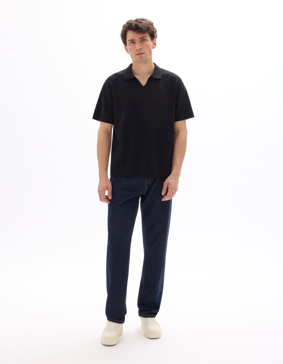 Celio Men's Navy Brut Loose Cotton Jeans | Celio In Lebanon