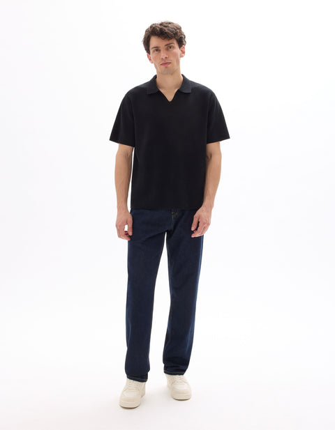 Celio Men's Navy Brut Loose Cotton Jeans | Celio In Lebanon