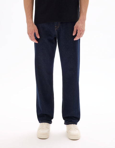 Celio Men's Navy Brut Loose Cotton Jeans | Celio In Lebanon