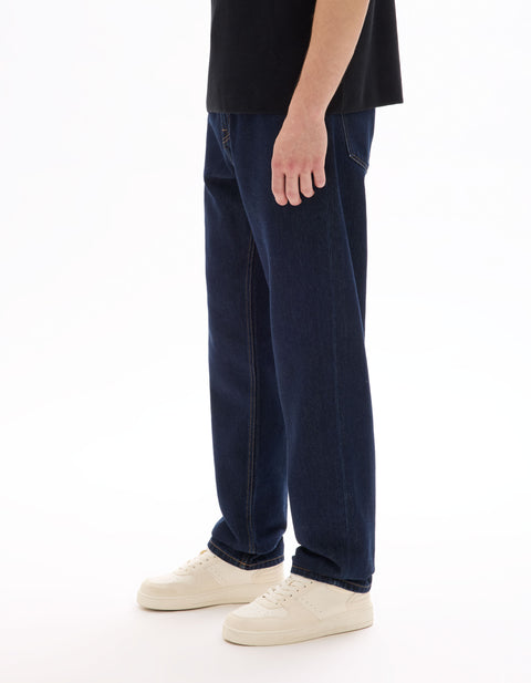 Celio Men's Navy Brut Loose Cotton Jeans | Celio In Lebanon