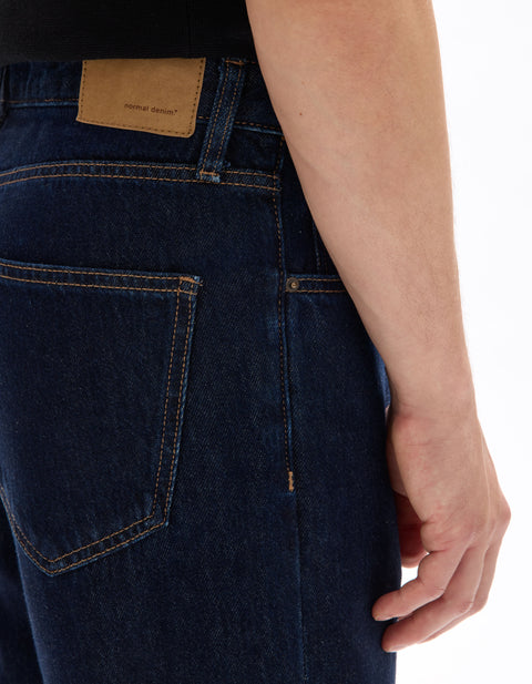 Celio Men's Navy Brut Loose Cotton Jeans | Celio In Lebanon