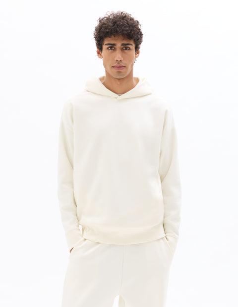 Celio Men's Off White Oversized Hoodie | Celio in Lebanon