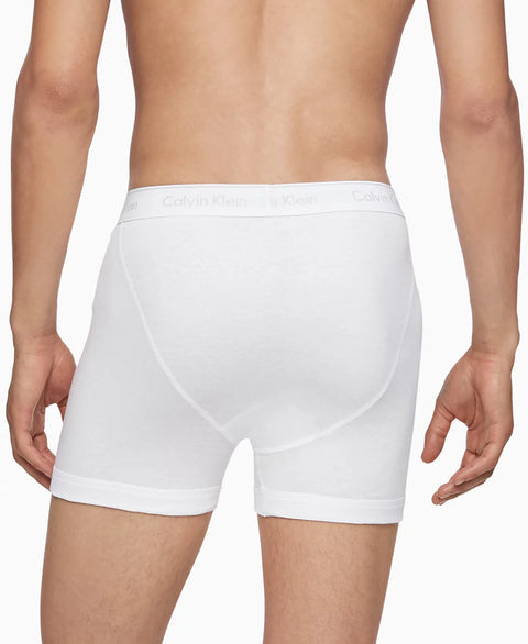 Calvin Klein Men's White 3-Pack Cotton Classics Boxer Briefs Underwear | Calvin Klein In Lebanon
