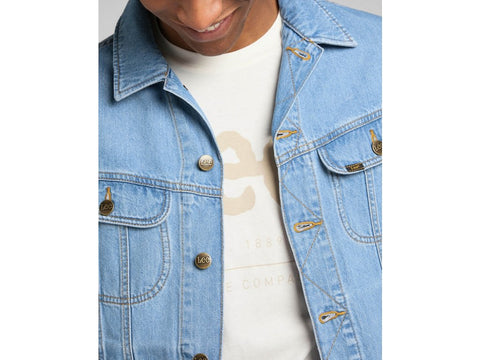 Lee Men's Blue Regular Long Sleeve Denim Rider Jacket | Lee In Lebanon
